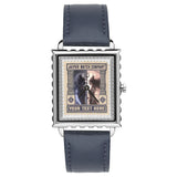 CUSTOMIZABLE STAMP WATCH-STAINLESS STEEL | LEATHER