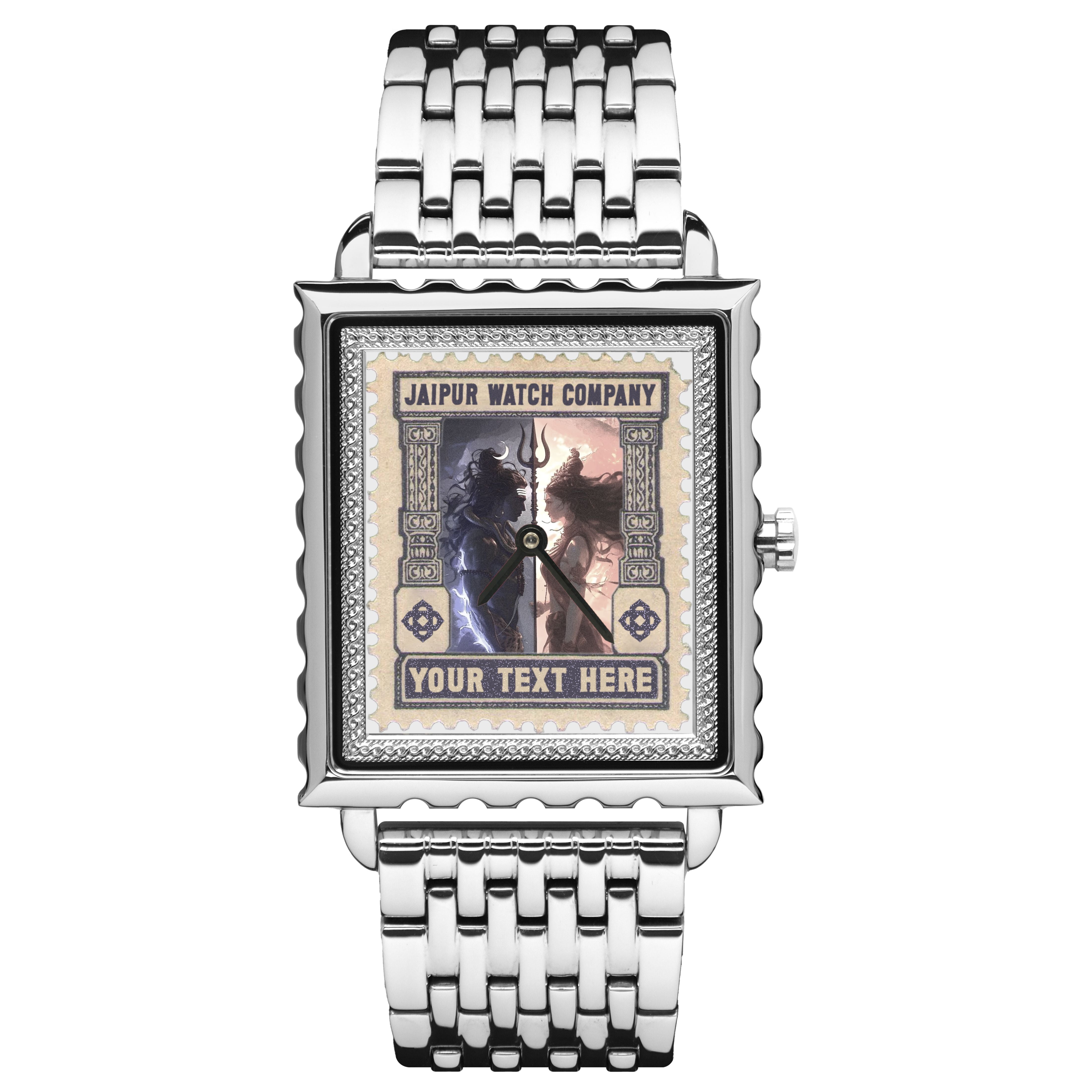 CUSTOMIZABLE STAMP WATCH-STAINLESS STEEL | METALLIC