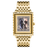 CUSTOMIZABLE STAMP WATCH-GOLDEN | METALLIC