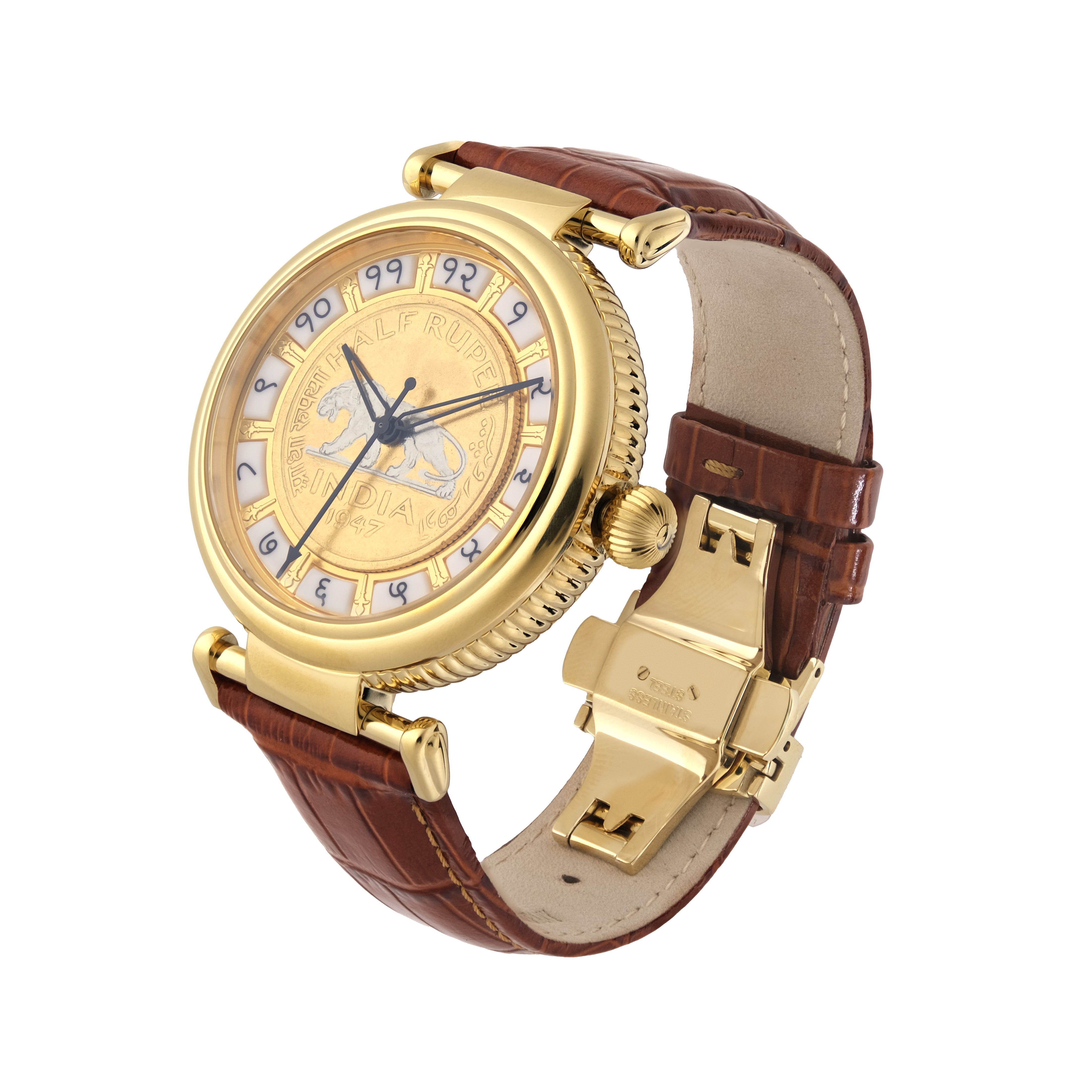 DEVANAGARI BAAGH III GOLD PLATED