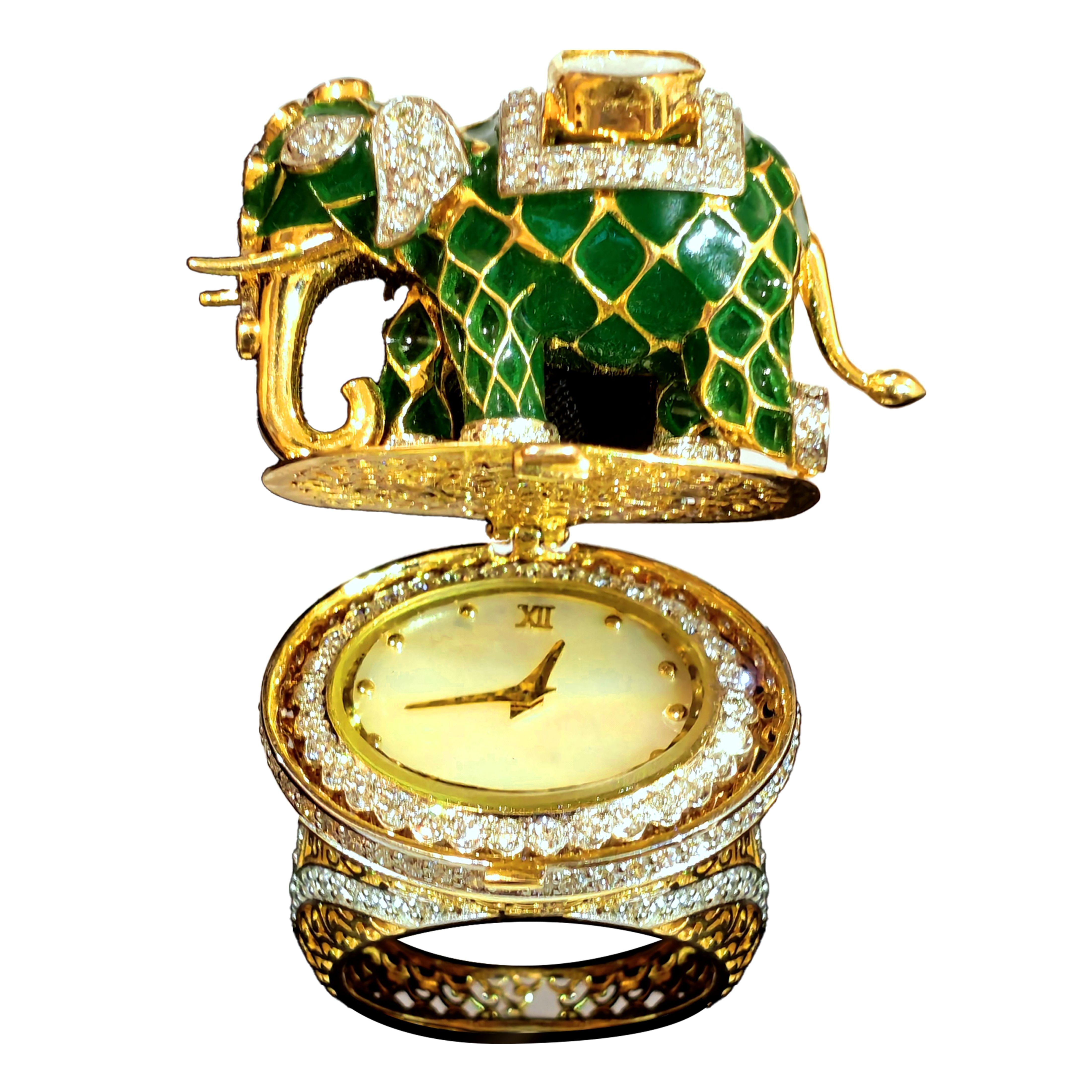 The Majestic Elephant Ring Watch