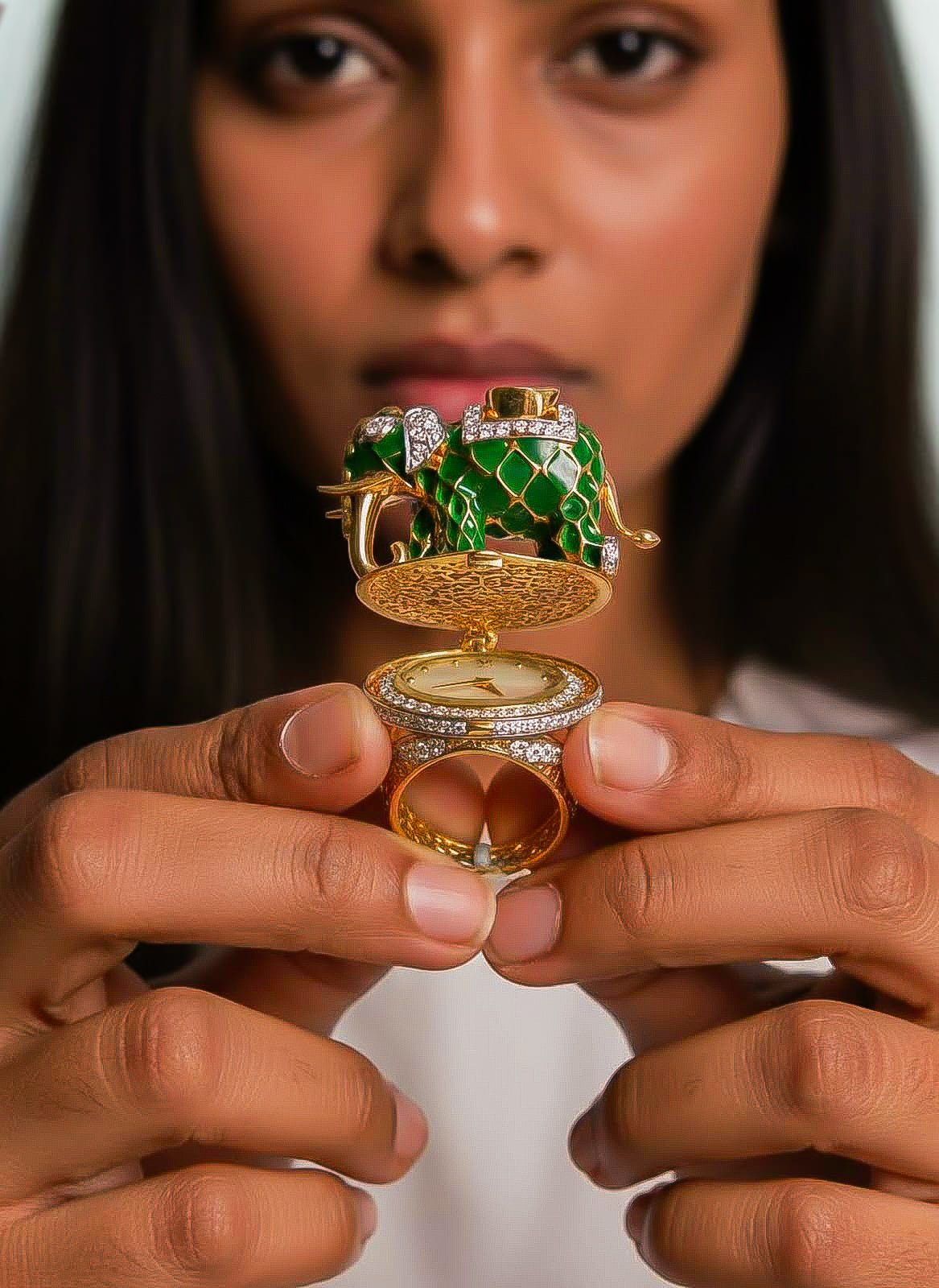 The Majestic Elephant Ring Watch