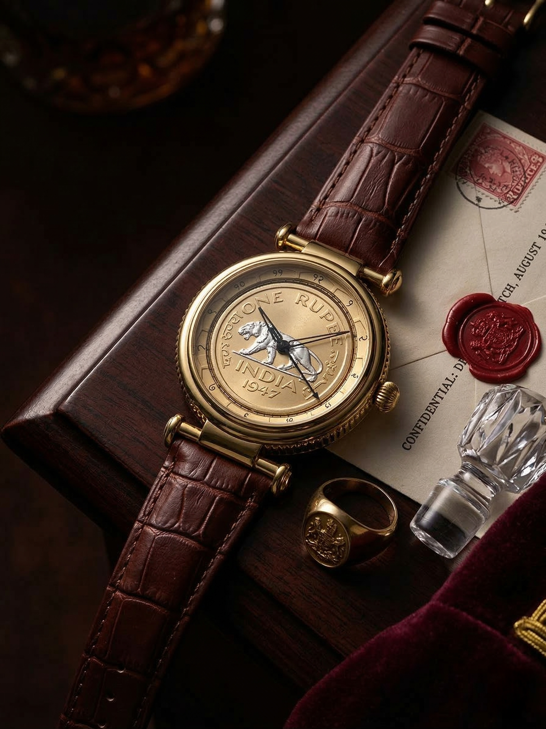 DEVANAGARI BAAGH GOLD PLATED