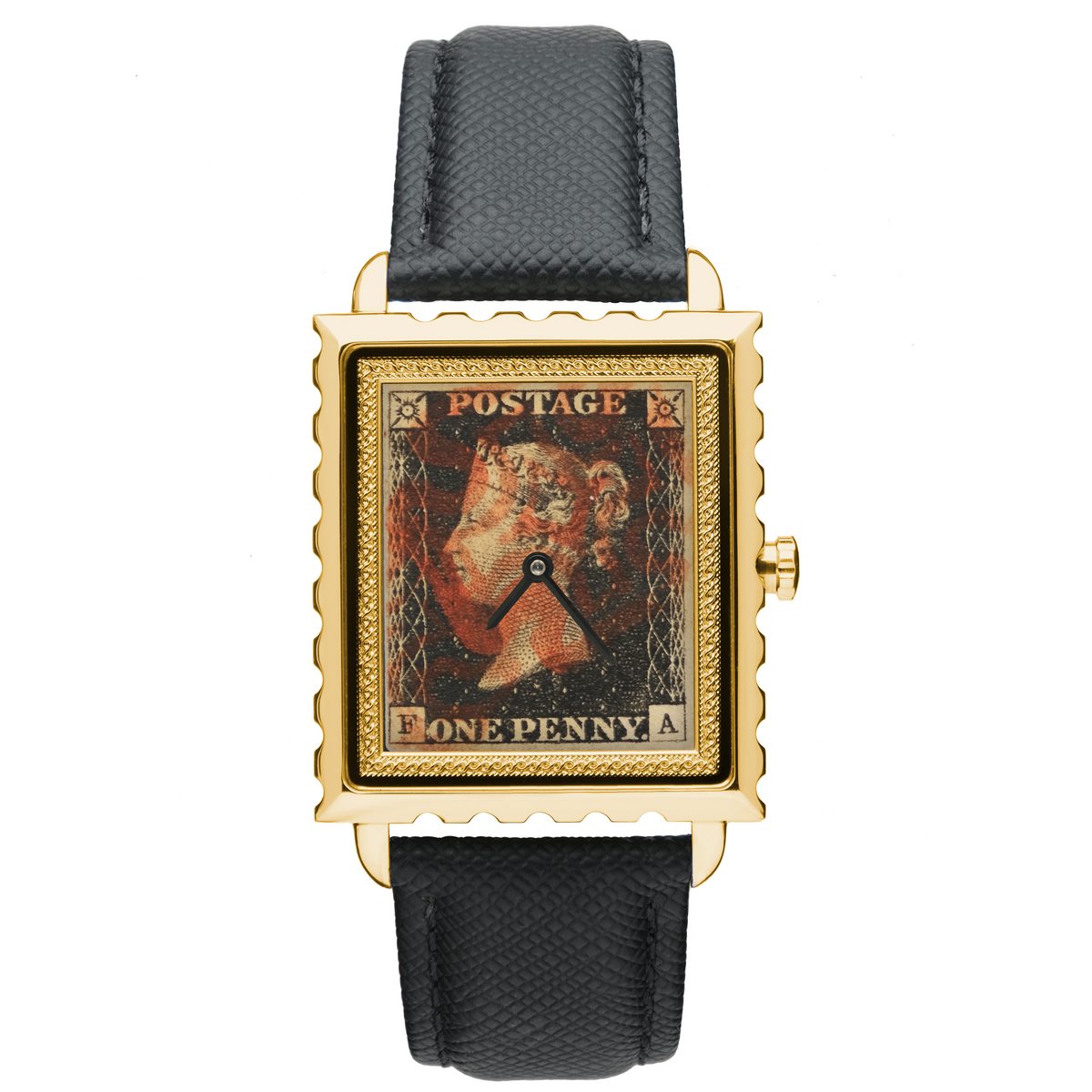 PENNY BLACK STAMP GOLD PLATED WATCH