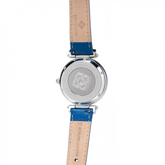 Jumping Hour Watch - Blue 40mm