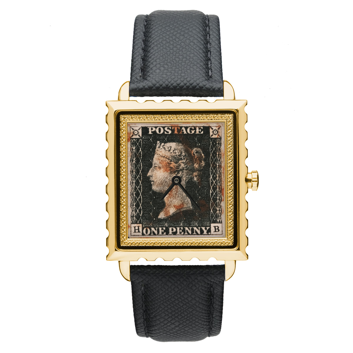 PENNY BLACK STAMP GOLD PLATED WATCH