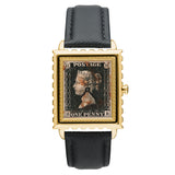 PENNY BLACK STAMP GOLD WATCH