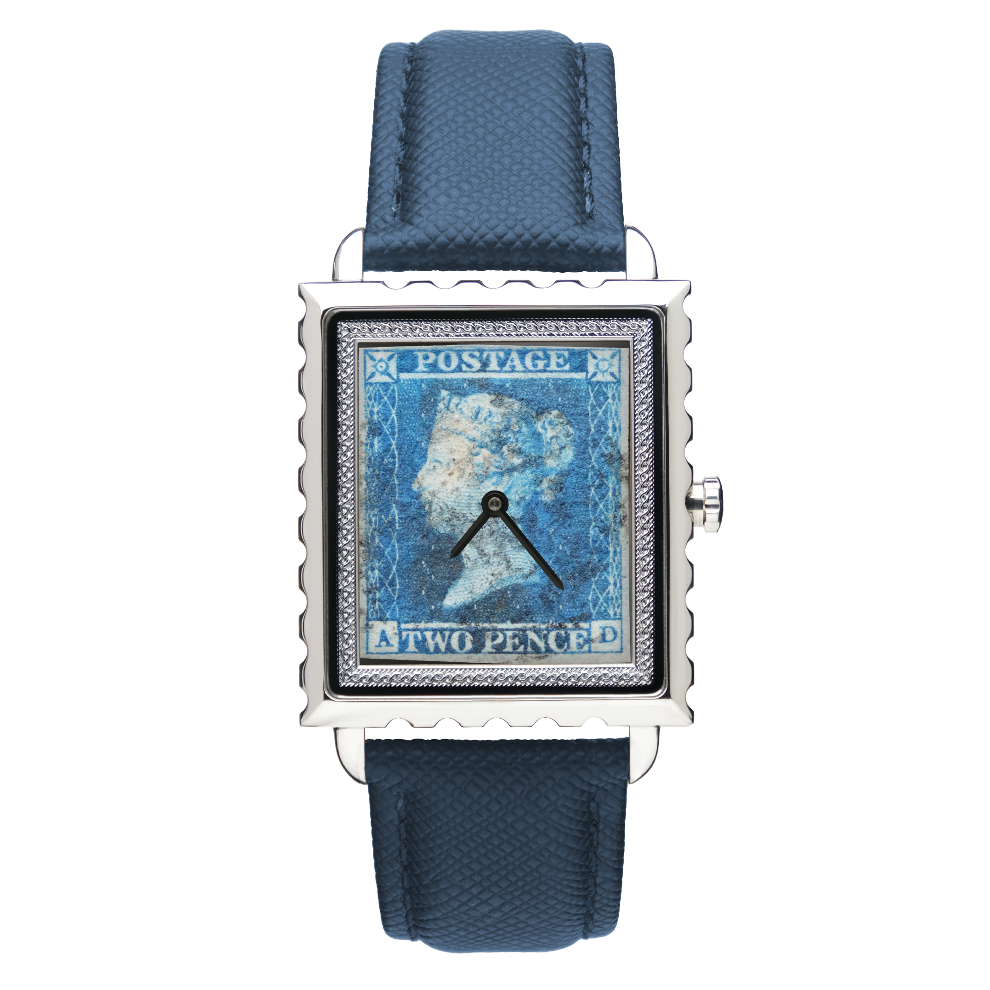BLUE PENNY STAMP WATCH