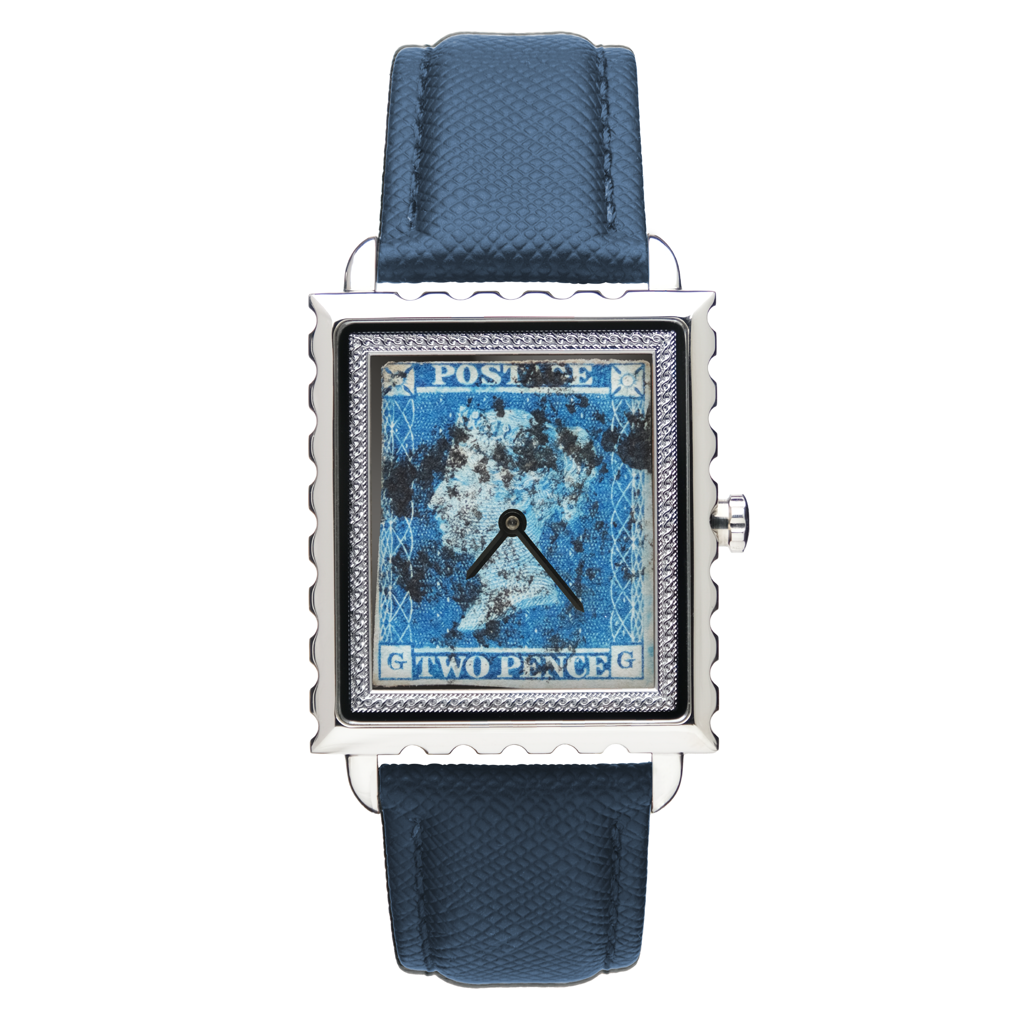 BLUE PENNY STAMP WATCH