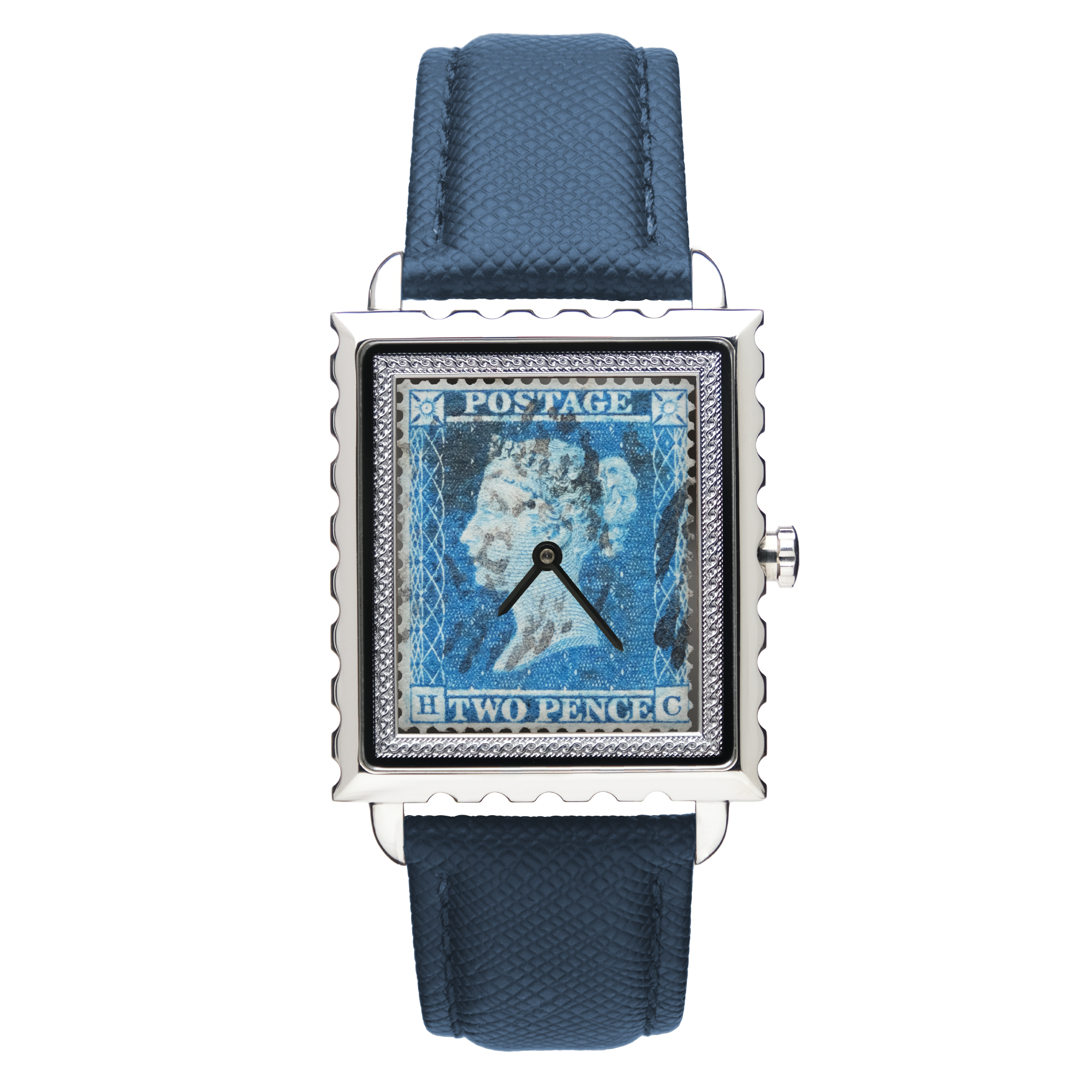 BLUE PENNY STAMP WATCH