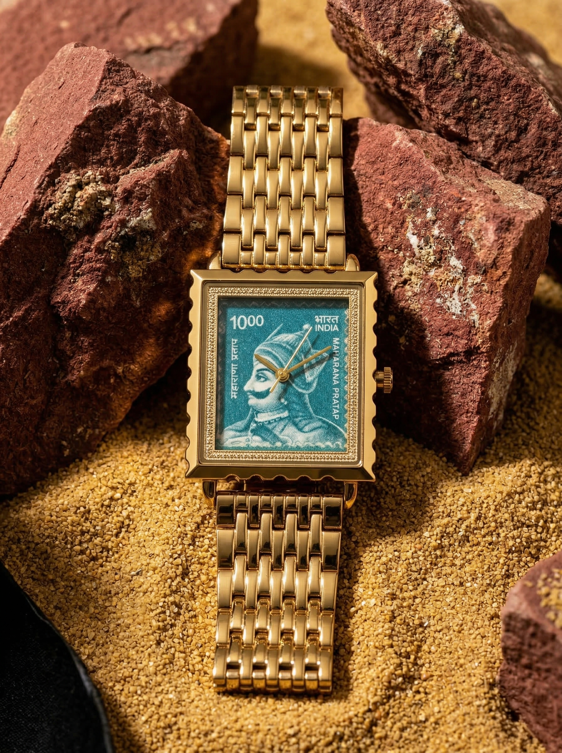 MAHARANA PRATAP STAMP WATCH AUTOMATIC