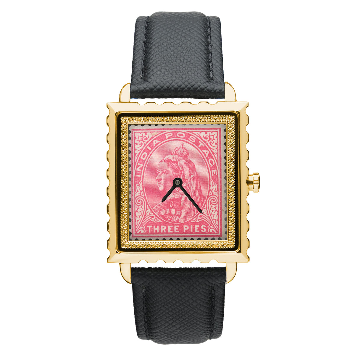 QUEEN VICTORIA STAMP GOLDEN WATCH