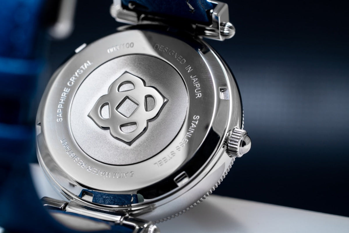 Couple Jumping Hour Watch - Blue