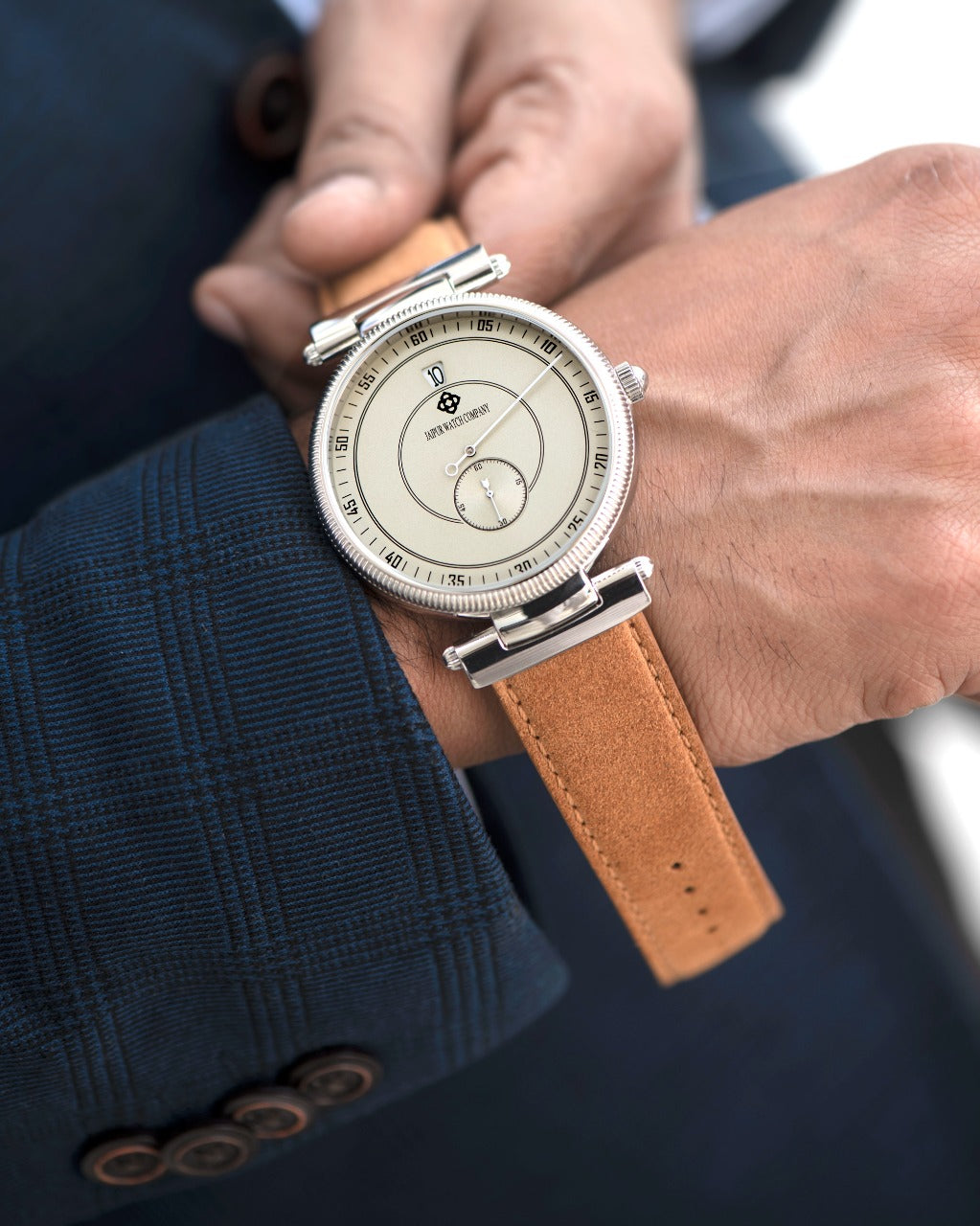 Couple Jumping Hour Watch - Off White