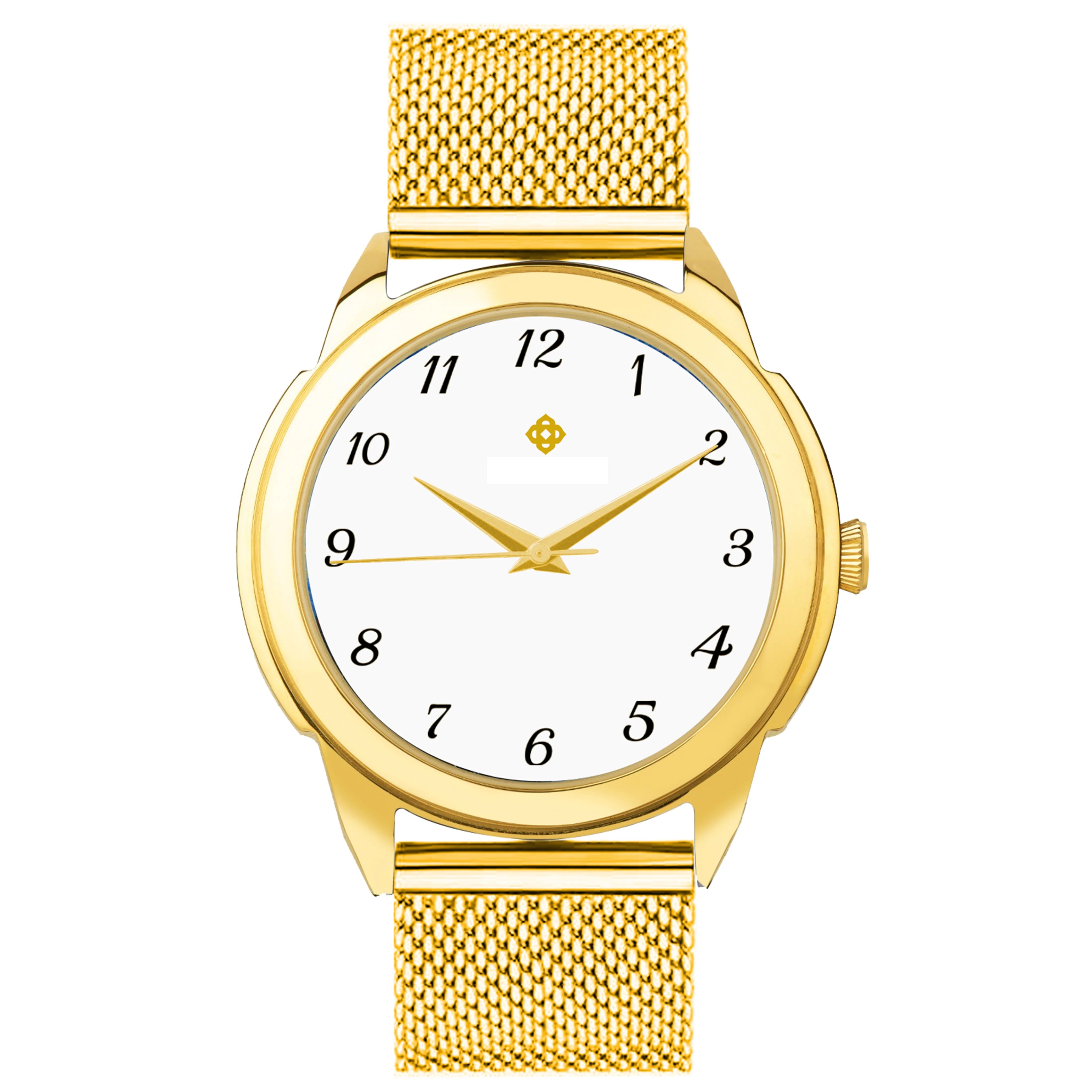 WHITE DIAL WATCH