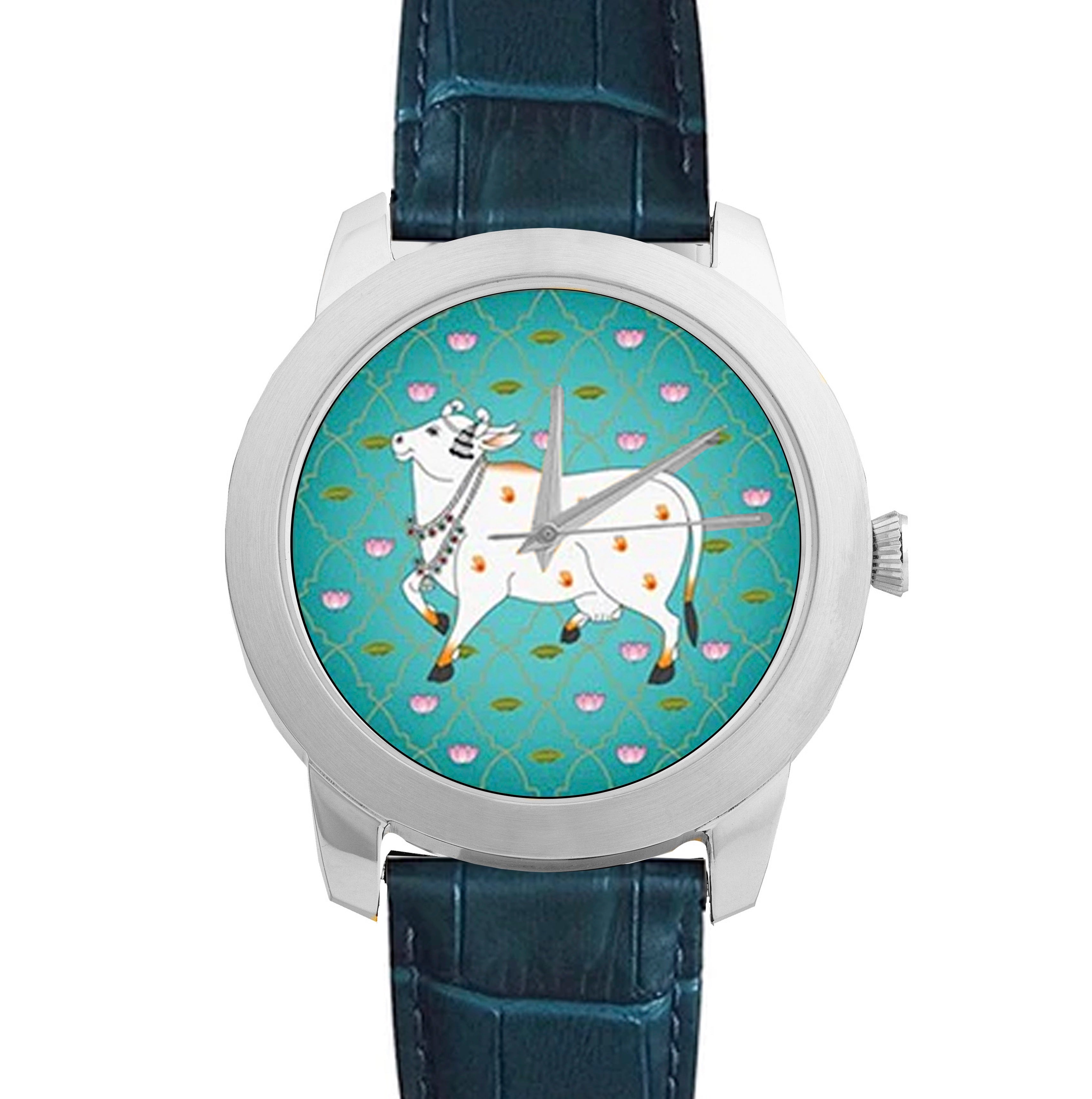 Elegant Cow Watch - Pichwai Watch (40mm)