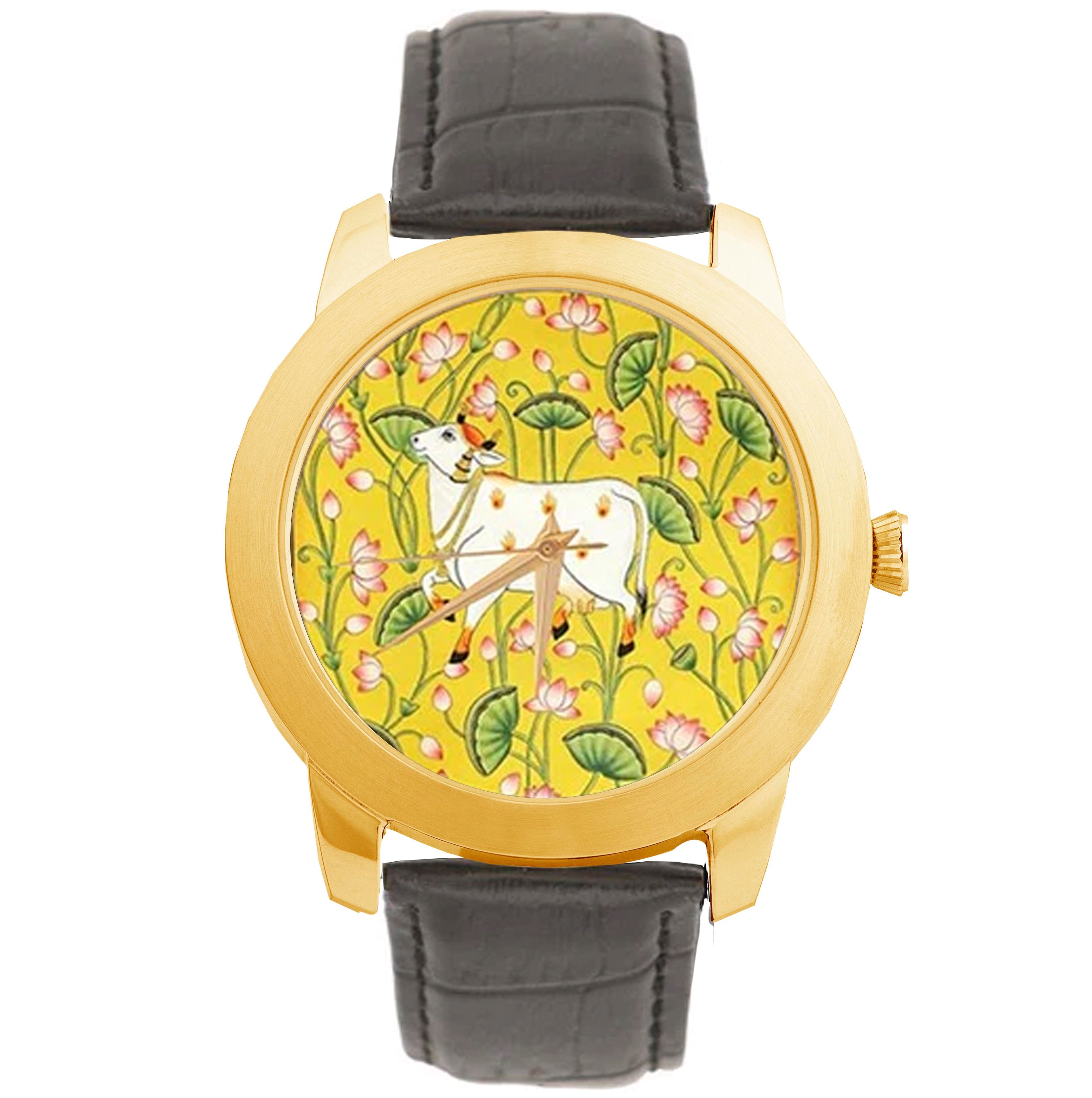 Appealing Cow Art - Pichwai Watch (40mm)