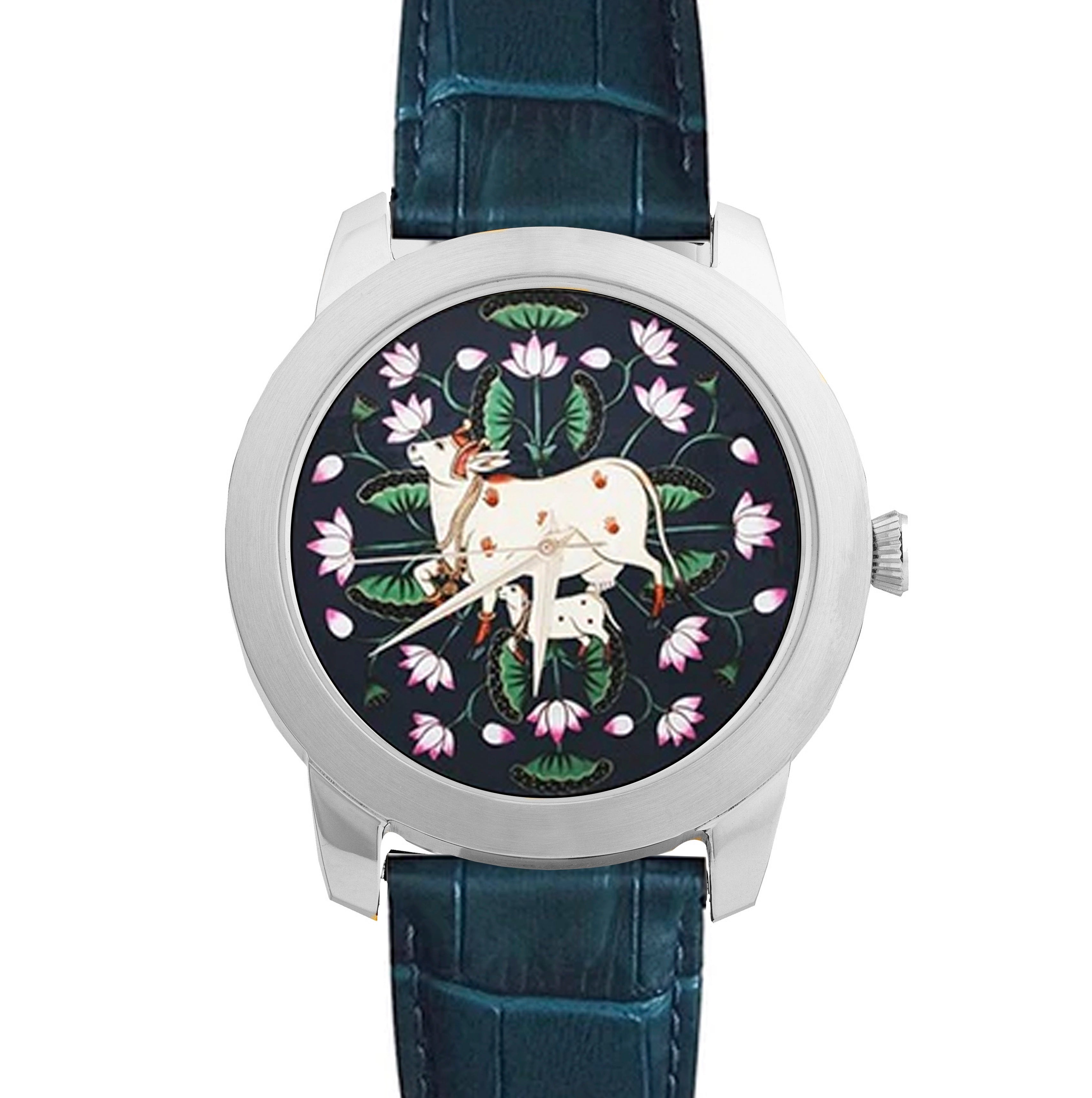 Graceful Cows Watch - Pichwai Watch (40mm)