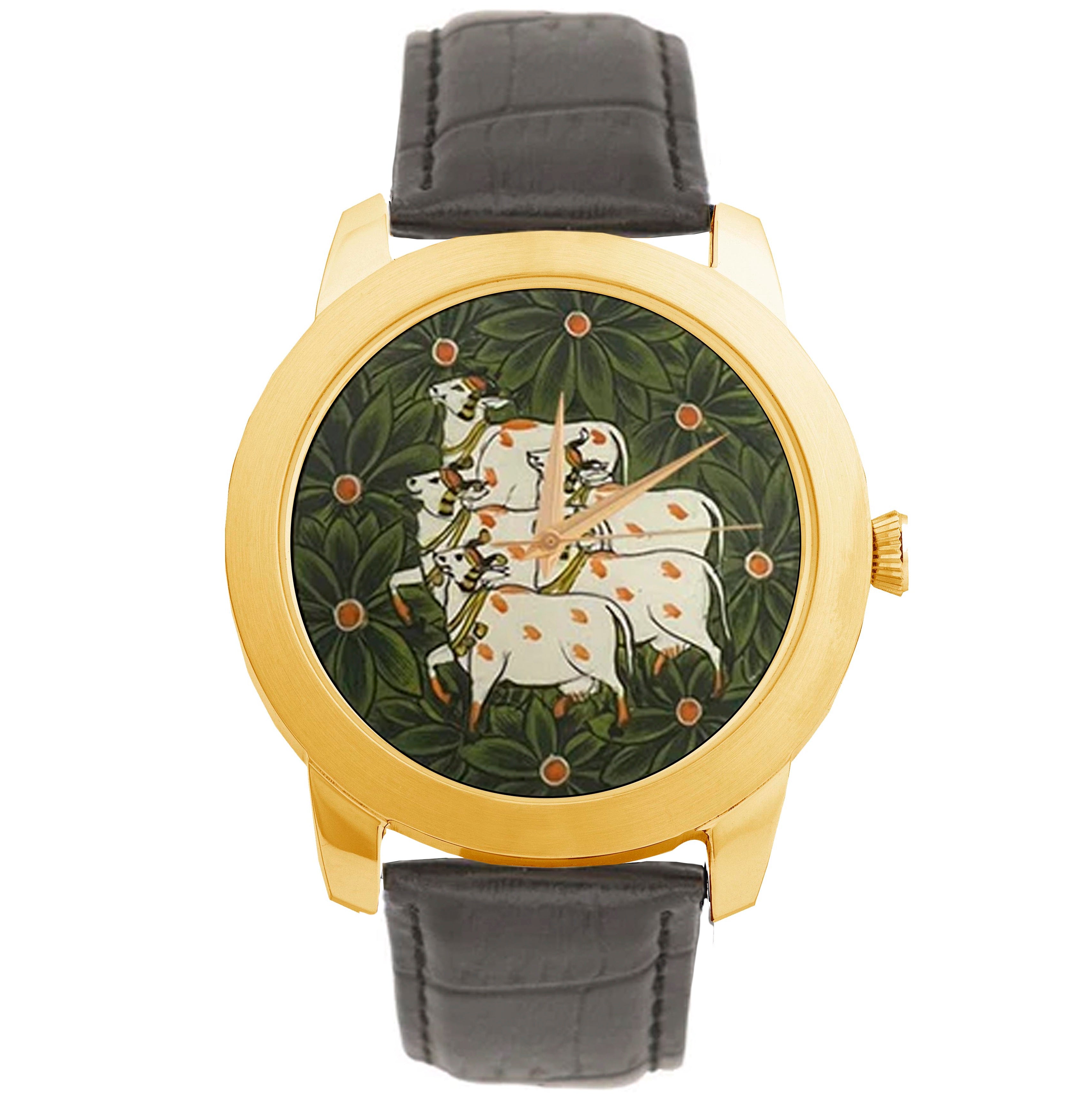 Heavenly Cow Watch - Pichwai Watch (40mm)