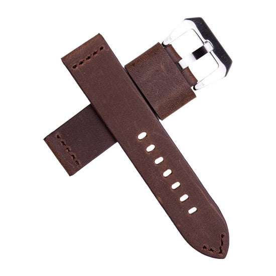 22MM Brown Leather Straps