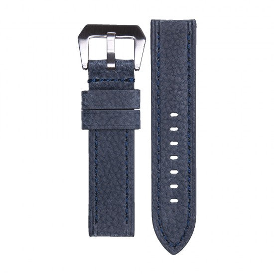 22MM Blue Leather Straps