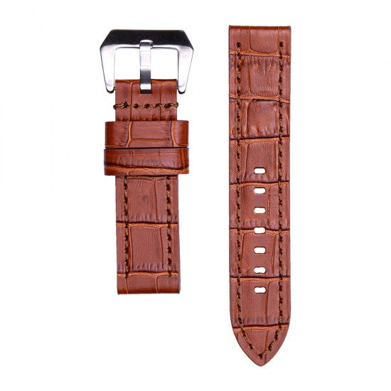 22MM Brown Leather Straps