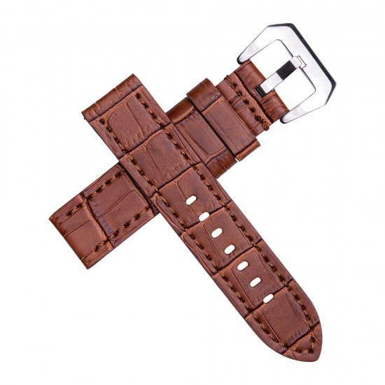 22MM Brown Leather Straps