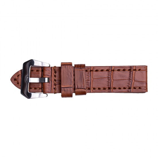 22MM Brown Leather Straps