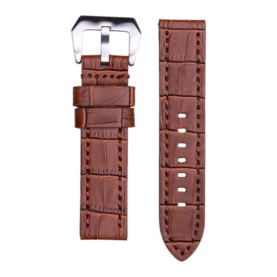 22MM Brown Leather Straps