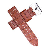24MM Brown Leather Straps