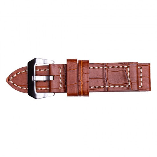 24MM Brown Leather Straps