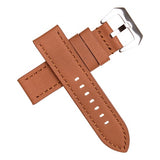 24MM Tan Leather Straps