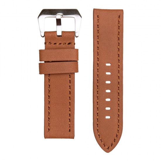 24MM Tan Leather Straps