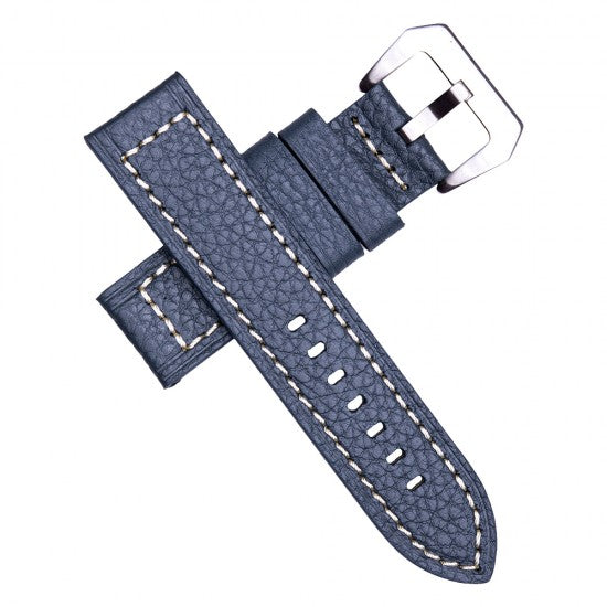 24MM Grey Leather Straps
