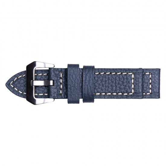 24MM Grey Leather Straps