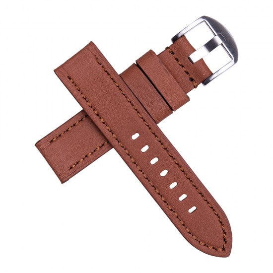 24MM Brown Leather Straps