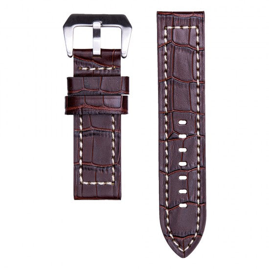 24MM Brown Leather Straps