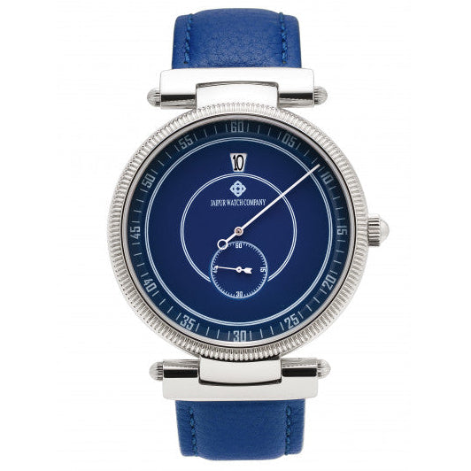 Jumping Hour Watch - Blue 46mm