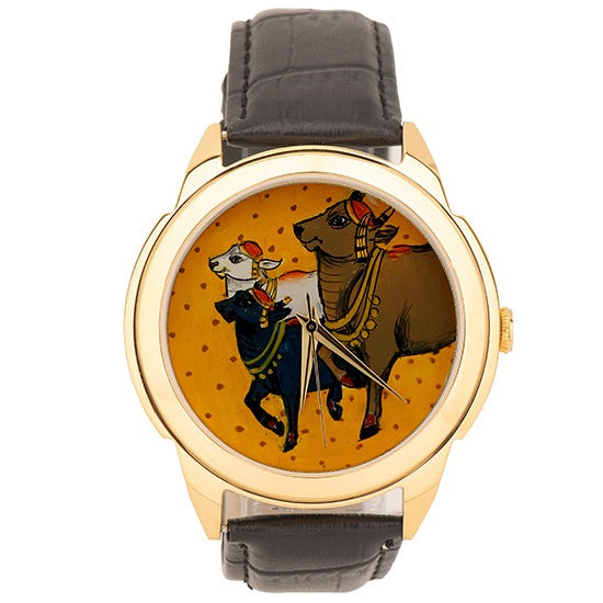 Abheer Art - Pichwai Watch (43mm)