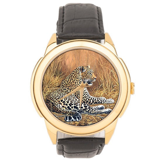 Hand Painted Watch (Leopard)