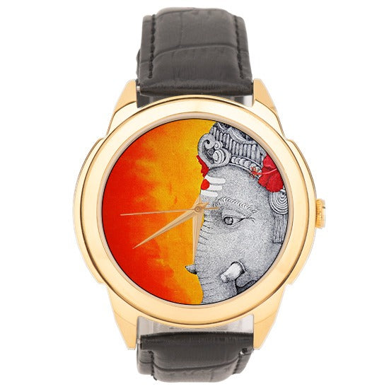 Hand Painted Watch (Lord Ganesha)