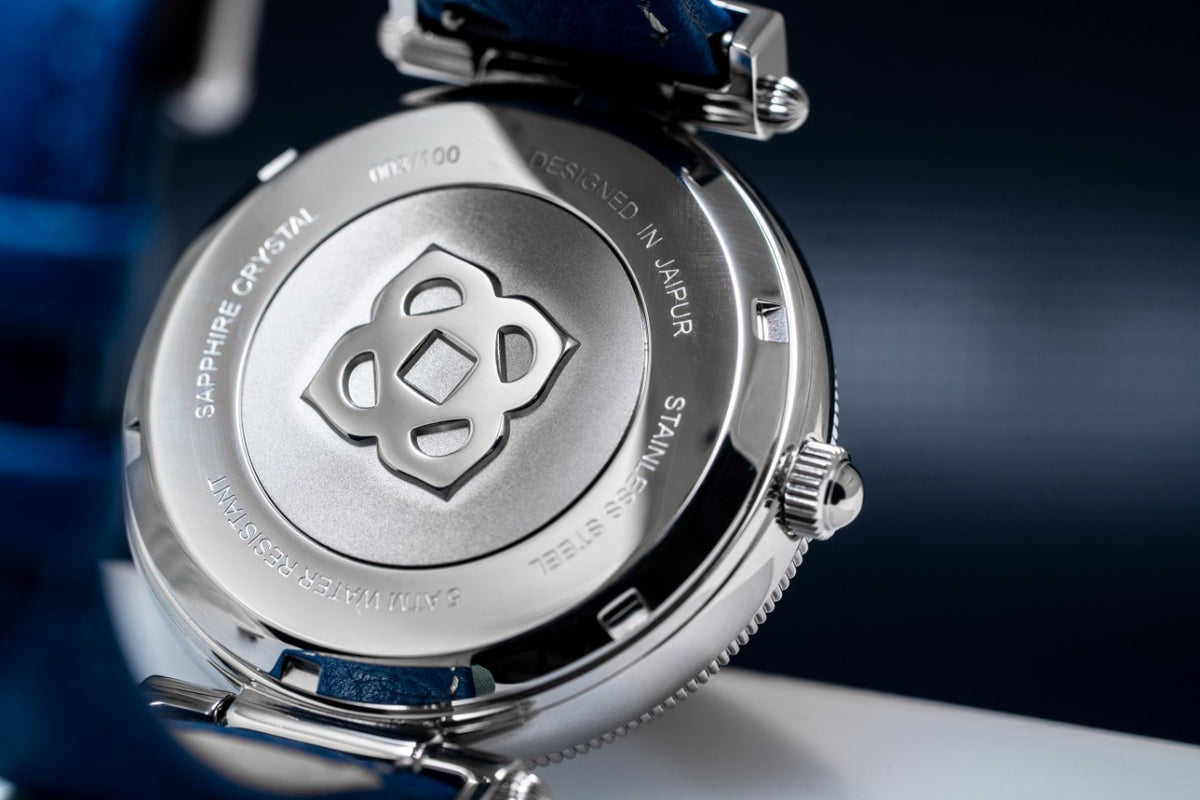 Couple Jumping Hour Watch - Blue