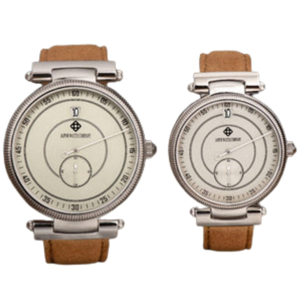 Couple Jumping Hour Watch - Off White
