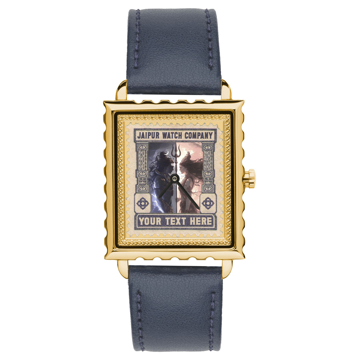 CUSTOMIZABLE STAMP WATCH-GOLDEN