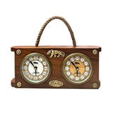 Dual Dial Table Clock