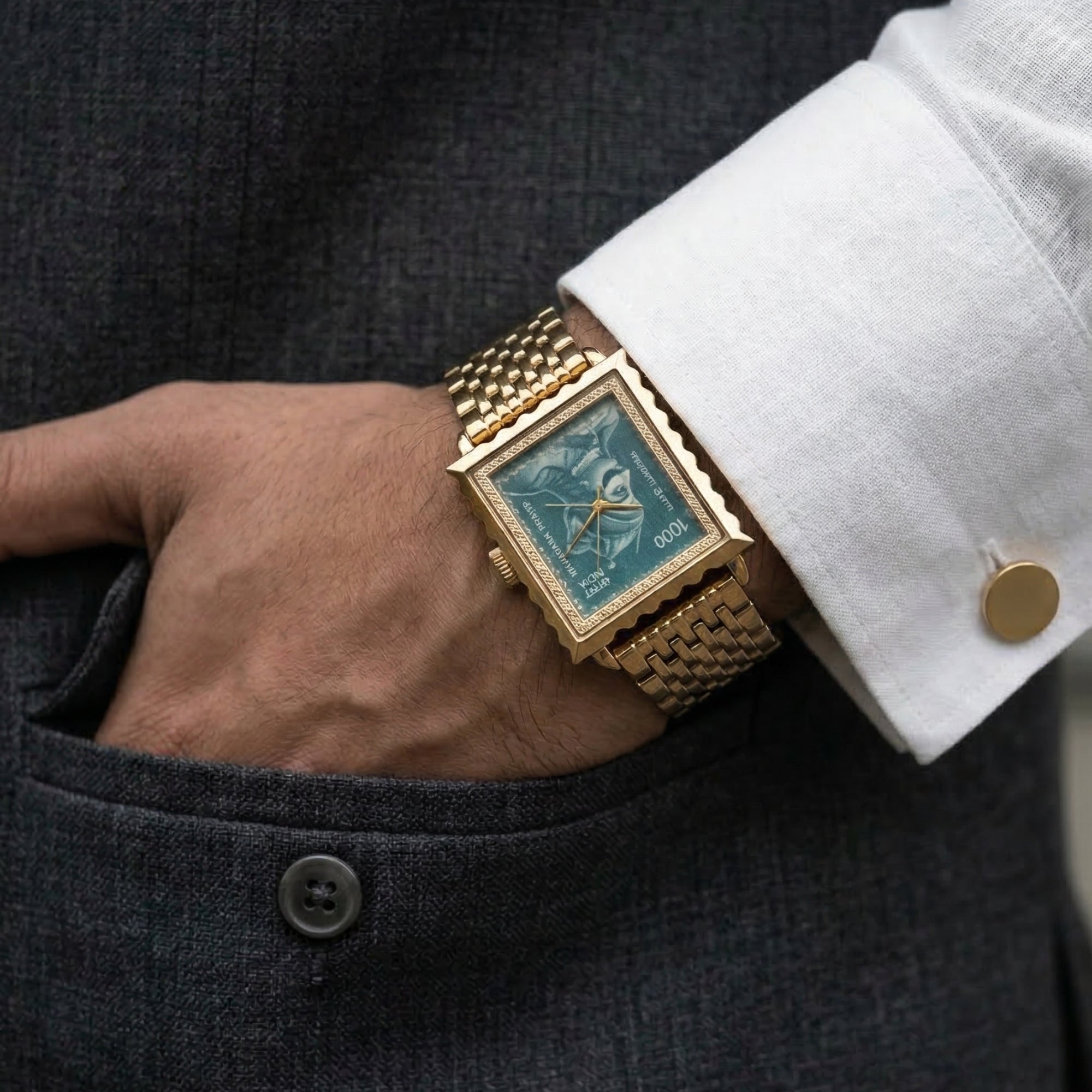 MAHARANA PRATAP STAMP WATCH AUTOMATIC