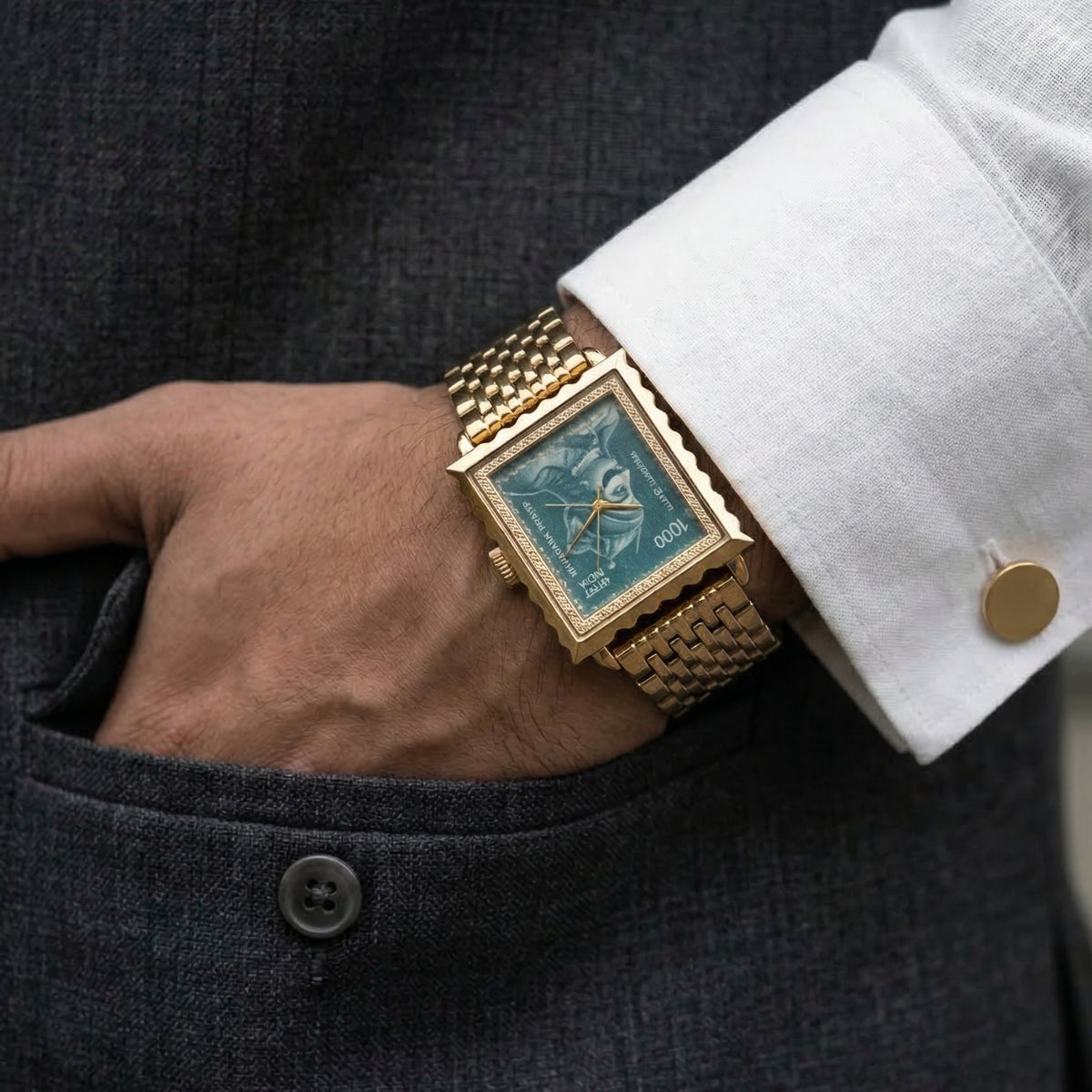 MAHARANA PRATAP STAMP WATCH AUTOMATIC