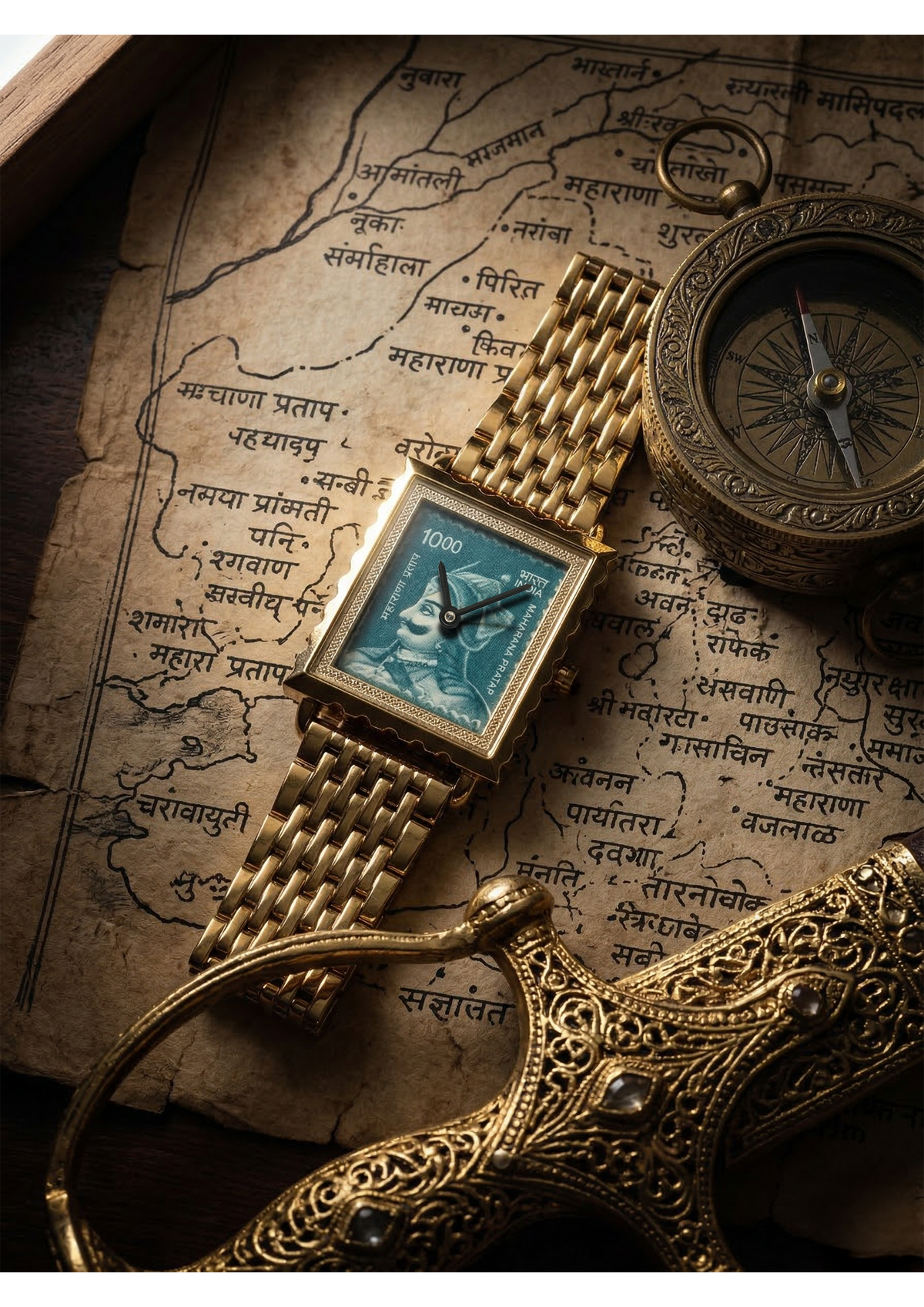 MAHARANA PRATAP STAMP WATCH