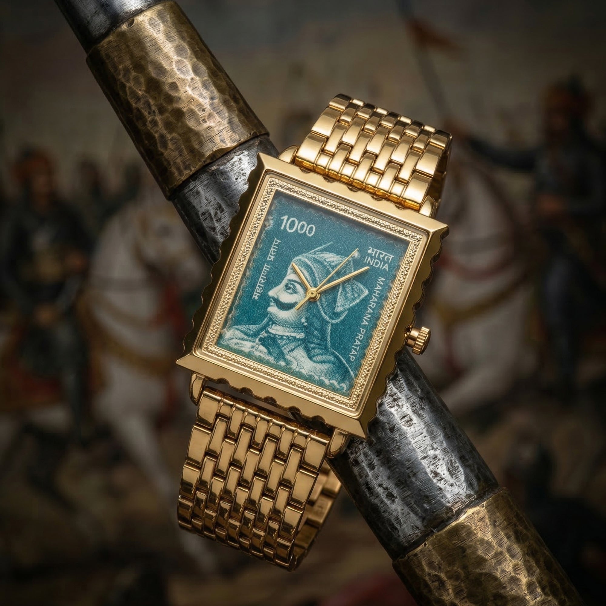 MAHARANA PRATAP STAMP WATCH AUTOMATIC