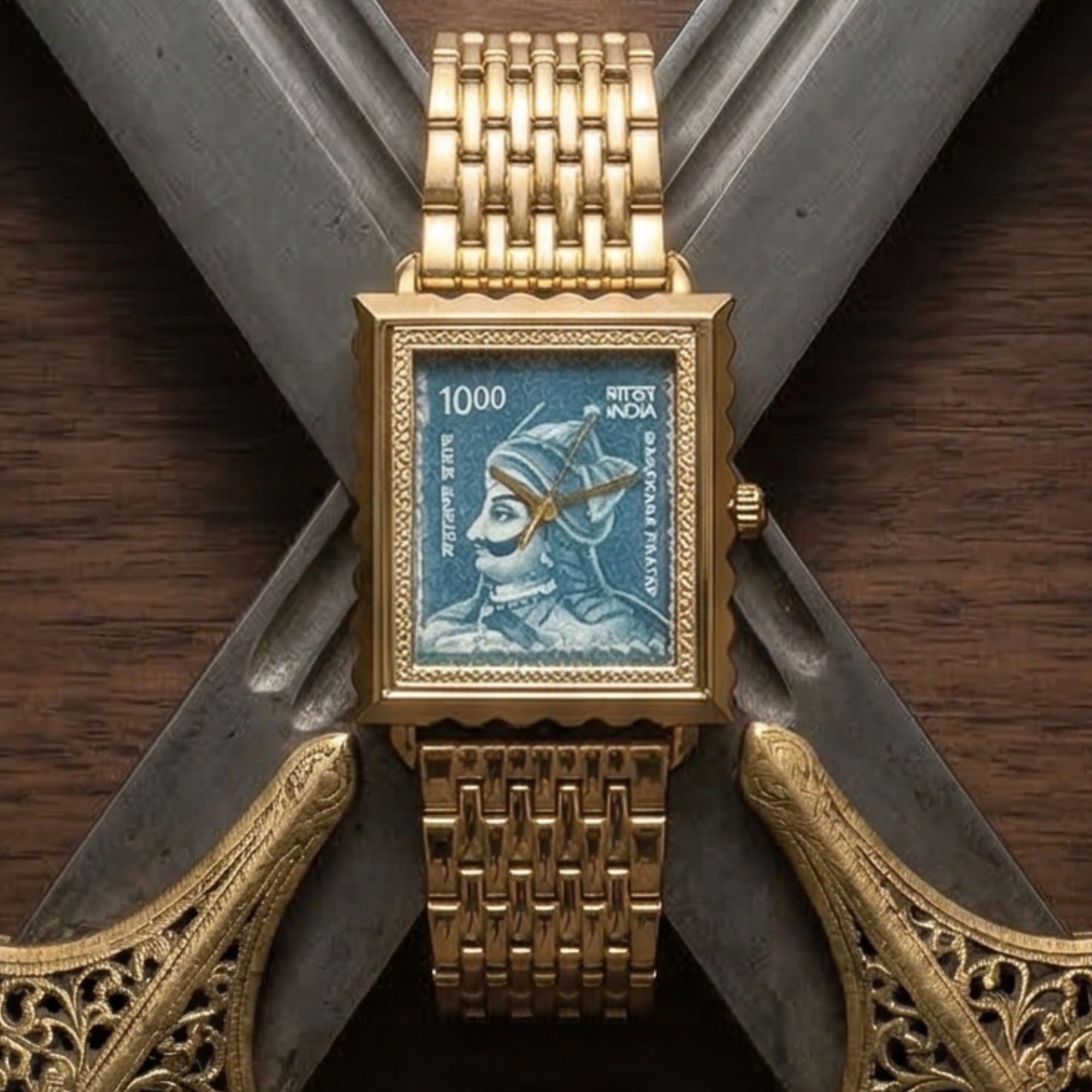 MAHARANA PRATAP STAMP WATCH AUTOMATIC